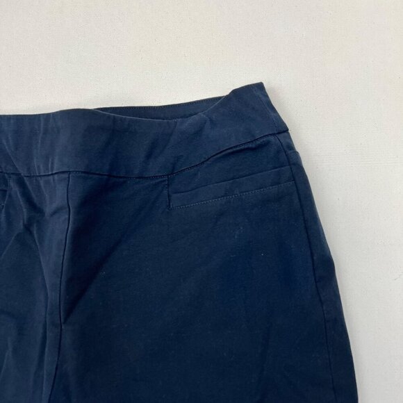 Soft Surroundings Pull On Slim Dress Pants Navy Womens Size Small Pockets - Picture 3 of 9